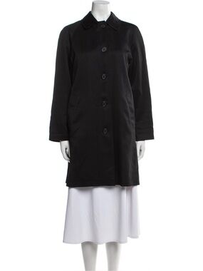 Burberry Women’s Black Trench Coat with Signature Check Lining